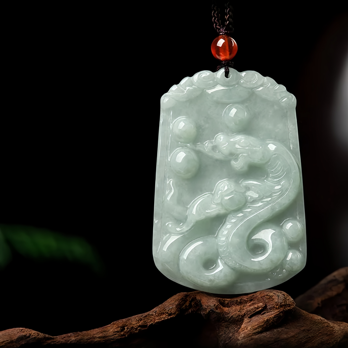 Handmade Natural Jade 12 Chinese Zodiac Abundance Amulet Pendant Necklace