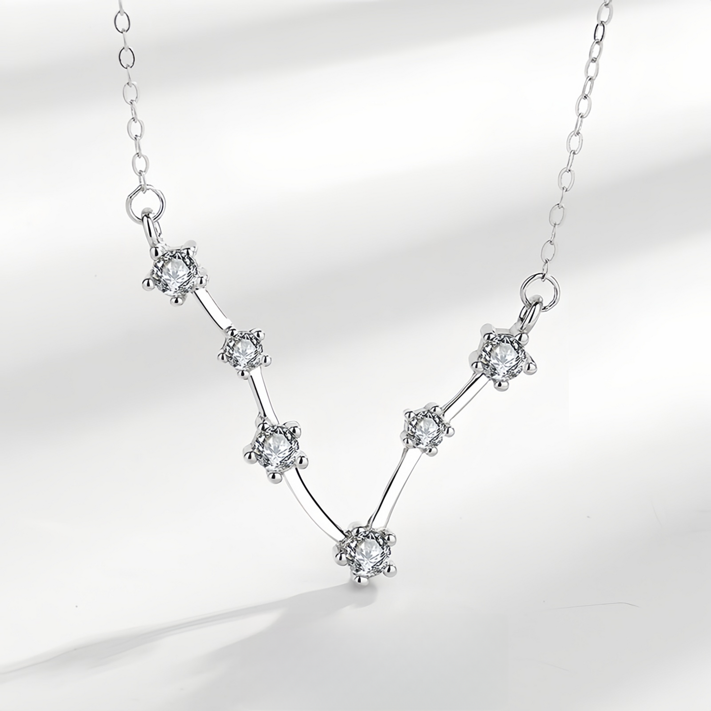 925 Sterling Silver Zodiac Astrological Blessing Pendant Necklace