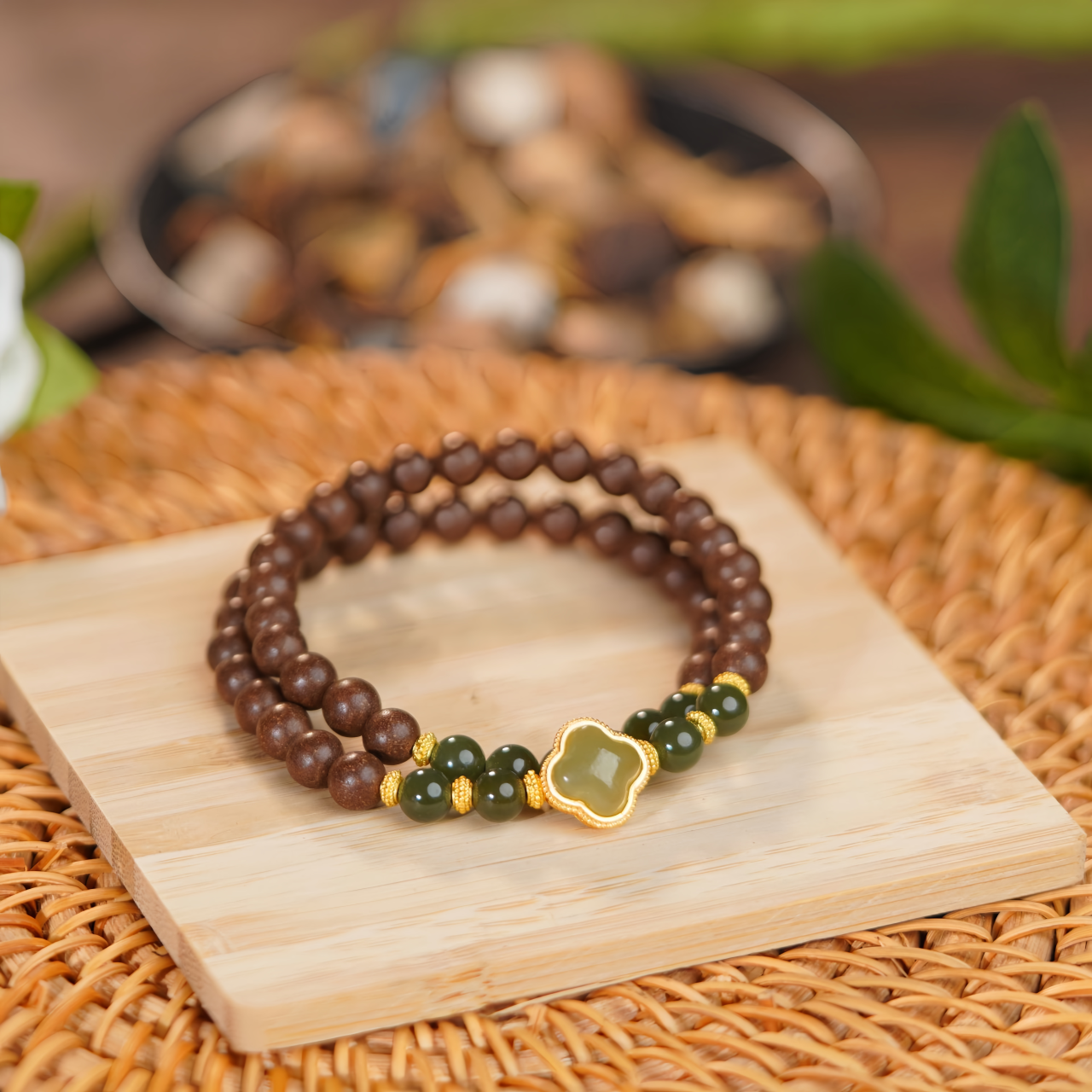 Chinese Herbal Healing Beads Bracelet - Wellness & Inner Balance